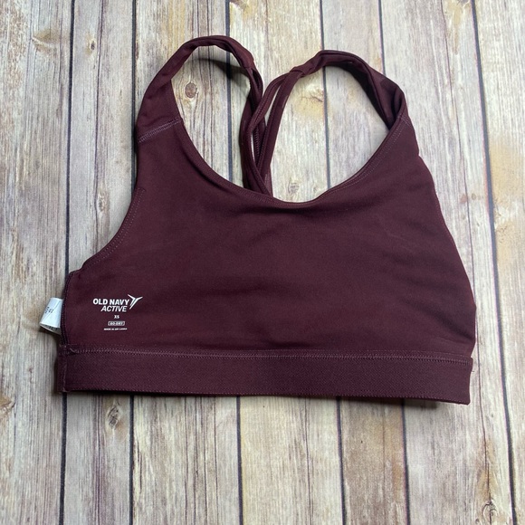Old Navy Maroon Camo Sports Bra - Picture 3 of 6